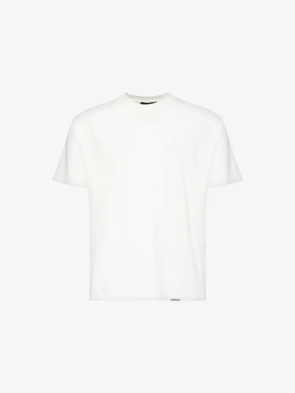 Initial short-sleeves oversized cotton-jersey T-shirt | Selfridges