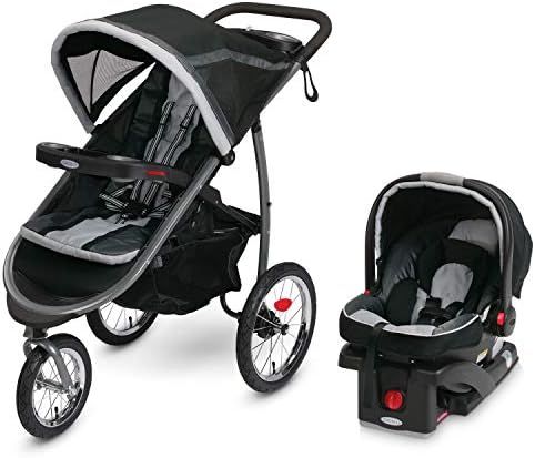 Graco FastAction Fold Jogger Travel System | Includes the FastAction Fold Jogging Stroller and Sn... | Amazon (US)