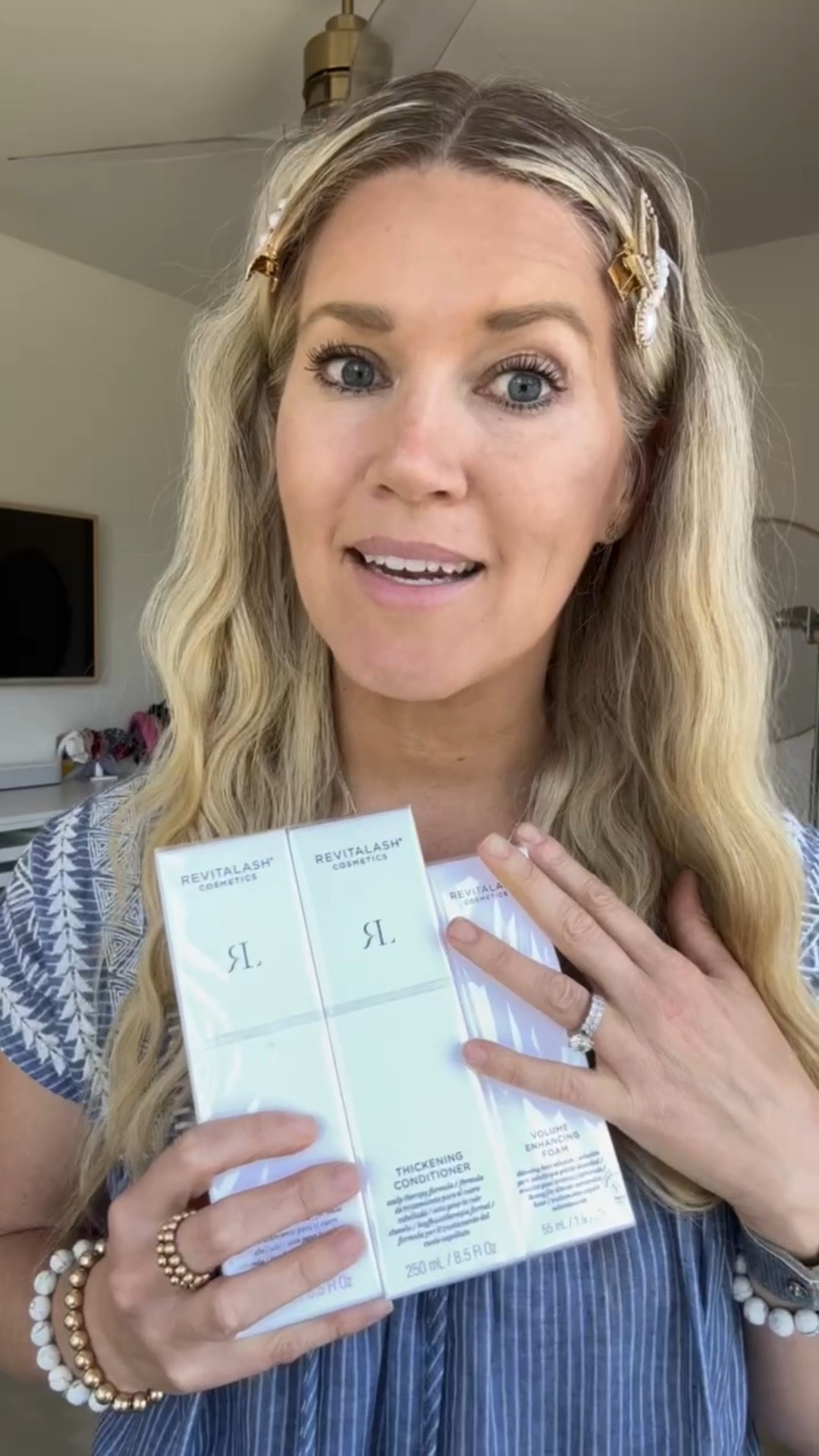 Strengthen your tresses with @revitalashcosmetics new shampoo, conditioner and volume enhancing foam. Save 20% during their summer savings event now til July 5th! #ad #revitalashcosmetics 

#LTKFind #LTKsalealert #LTKbeauty