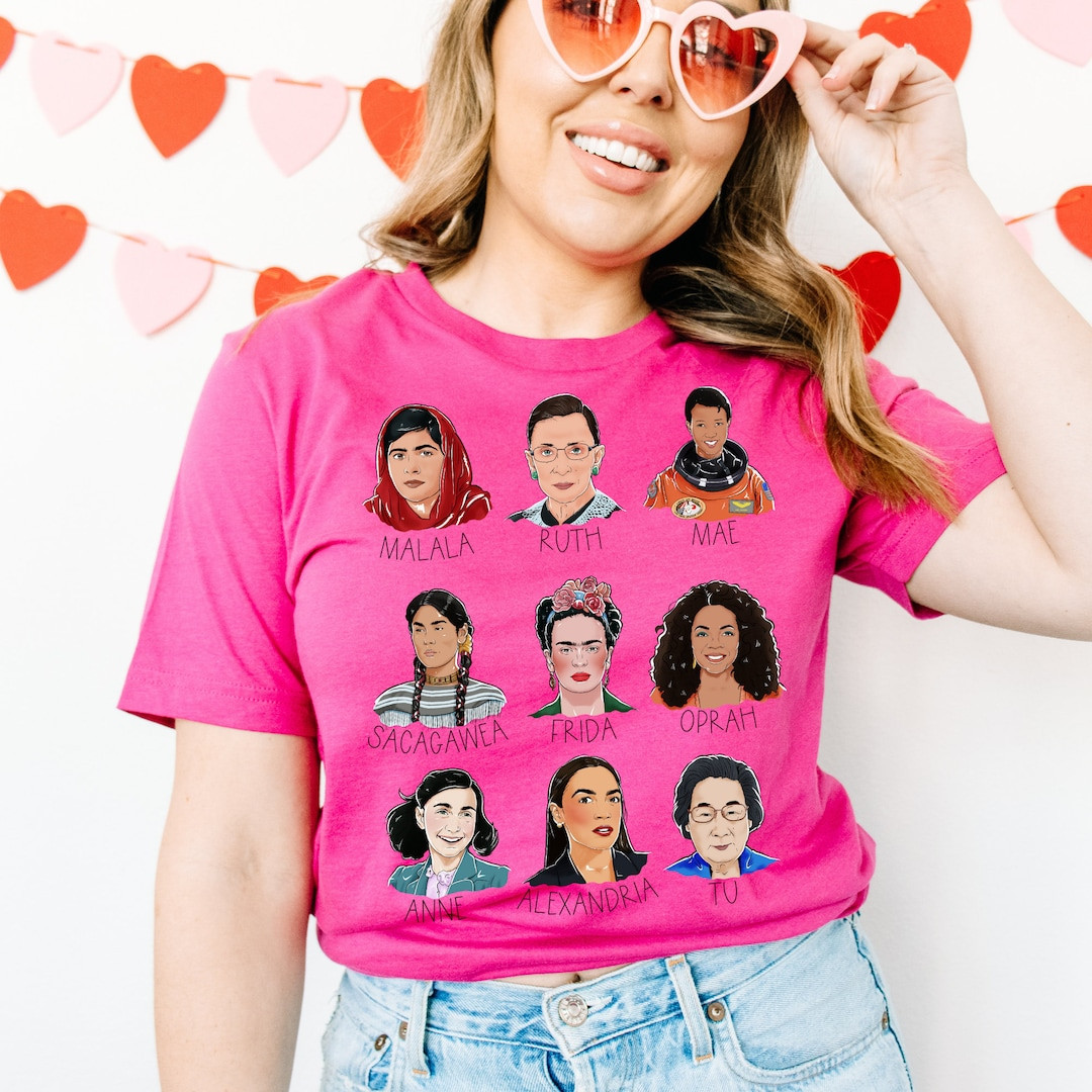 Women's History Shirt, Women's Month Tshirt, Historical Figures Tshirt, Women in History, Influen... | Etsy (US)