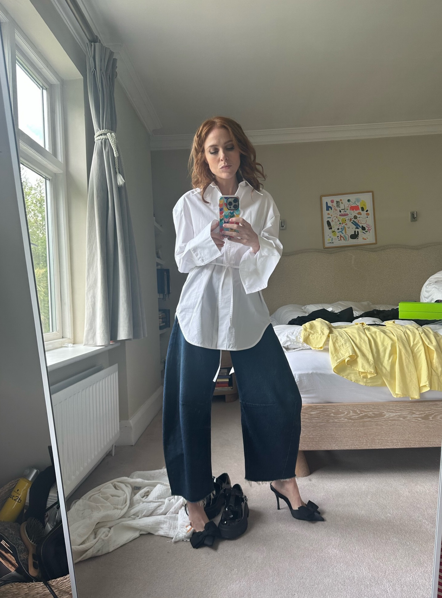 Frankie shop, Citizens of humanity, Zara, & other stories, spring outfit, oversized shirt, white shirt, barrel leg jeans, horseshoe jeans, black heels, slingback heels, heeled mules, spring outfits

#LTKstyletip #LTKeurope #LTKspring