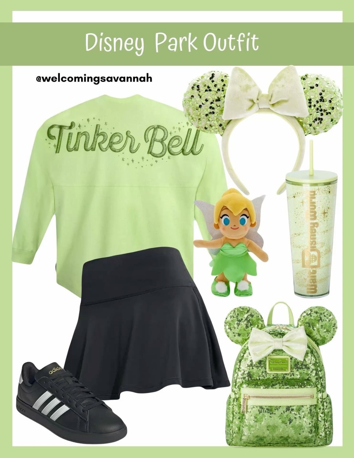 Tinkerbell inspired Disney Park Outfit

#LTKTravel #LTKgrwm #LTKootd