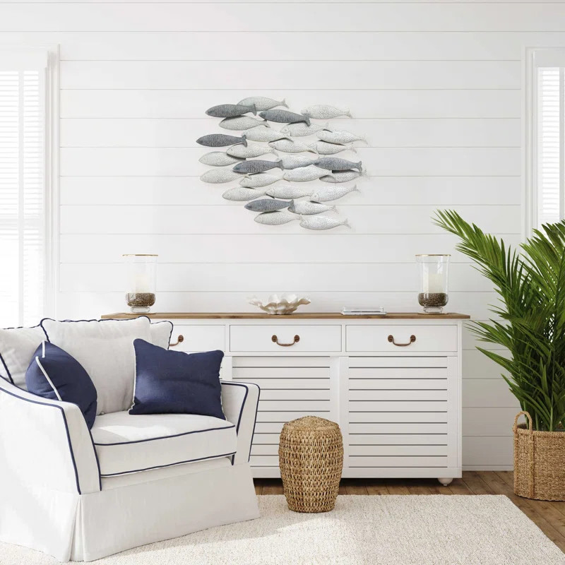 Dovecove School of Fish Wall Décor & Reviews | Wayfair | Wayfair North America