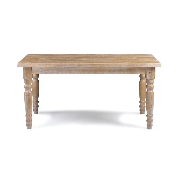 Valerie 63'' Pine Solid Wood Dining Table | Wayfair North America