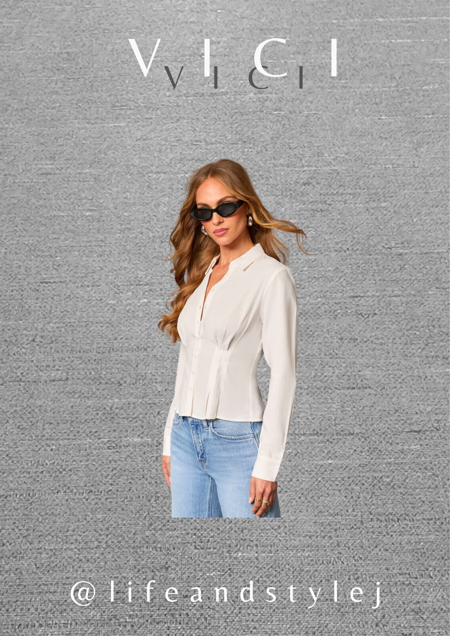The Vici fresh feel linen button down top is a midlife wardrobe staple with effortless ageless style. Wear it half tucked with relaxed denim or layered over a tank for an easy polished look. Use code save30 for a limited time discount. #midlifefashion #agelessstyle #linenstyle #effortlessfashion #modernwardrobe
