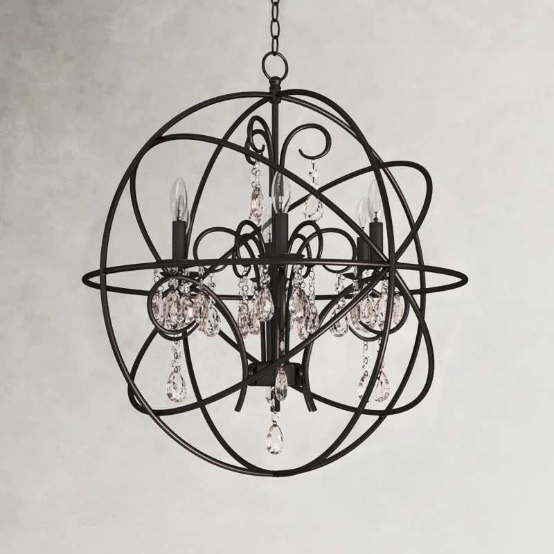 Franklin 6 - Light Dimmable Globe Chandelier | Wayfair North America