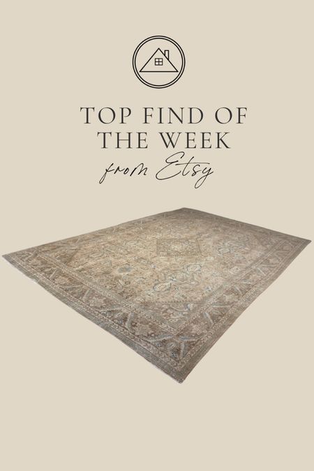 Etsy is the best spot to source vintage rugs. They have a variety of styles that really give that one-of-a-kind and curated look!

#LTKMostLoved #LTKhome #LTKstyletip
