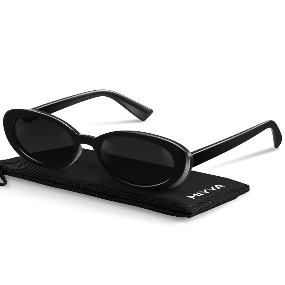 miyya Old Money Polarized Oval Sunglasses – 2025 Edition, UV400 Protection, Feather-Light Fit &... | Amazon (US)