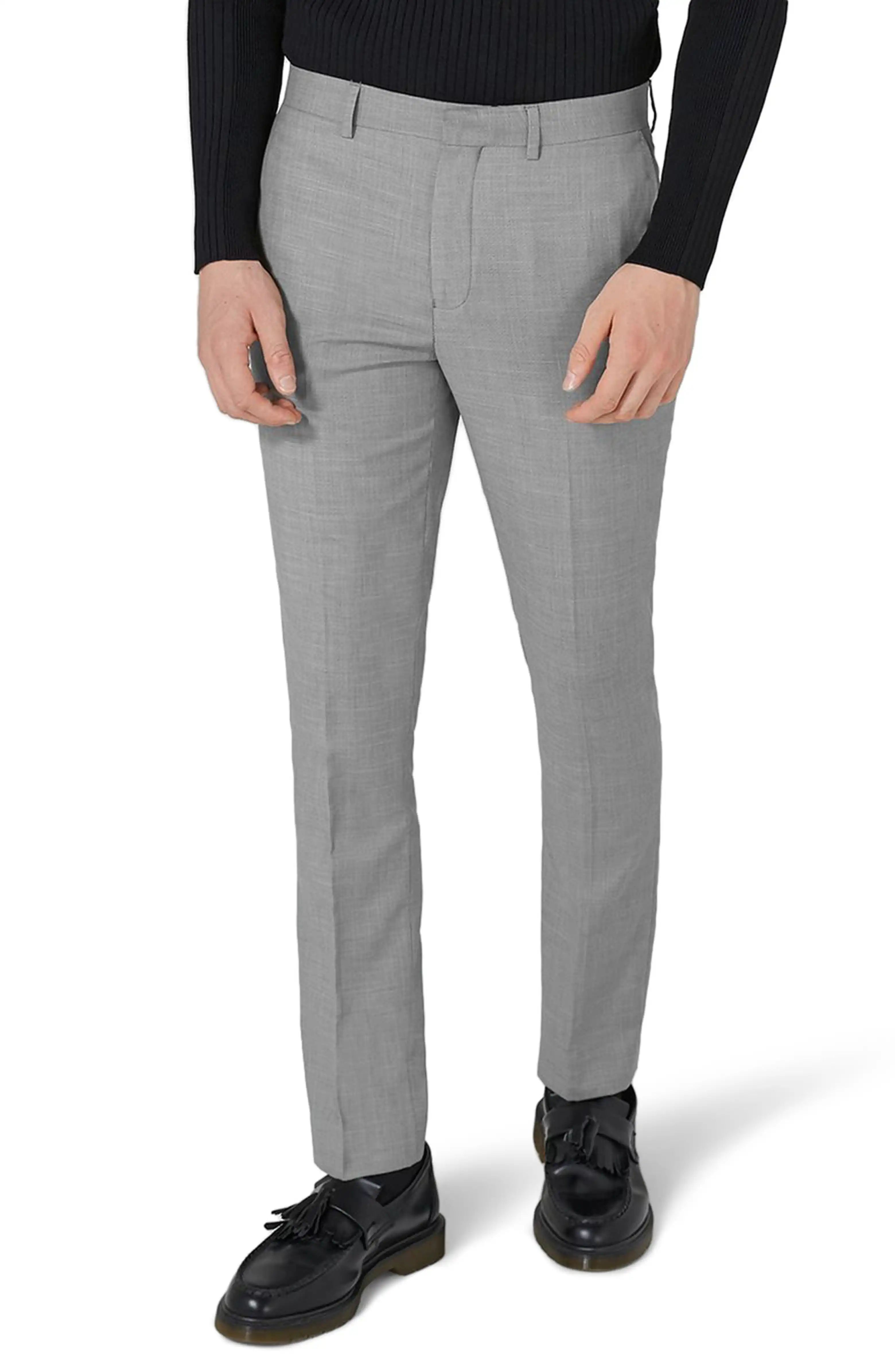 Como Skinny Fit Grey Suit Pants | Nordstrom