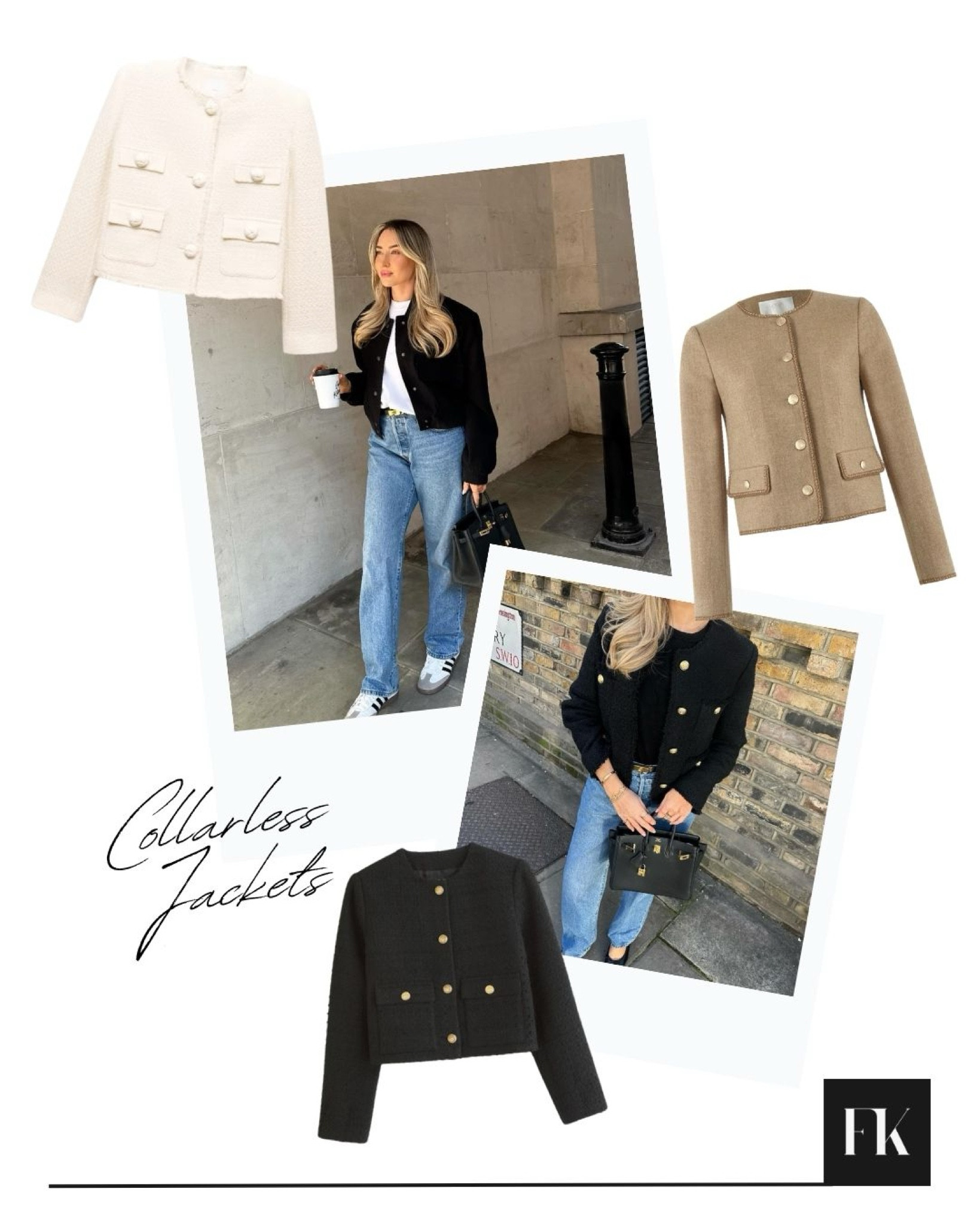 Collarless Jackets 🤍

#LTKSeasonal