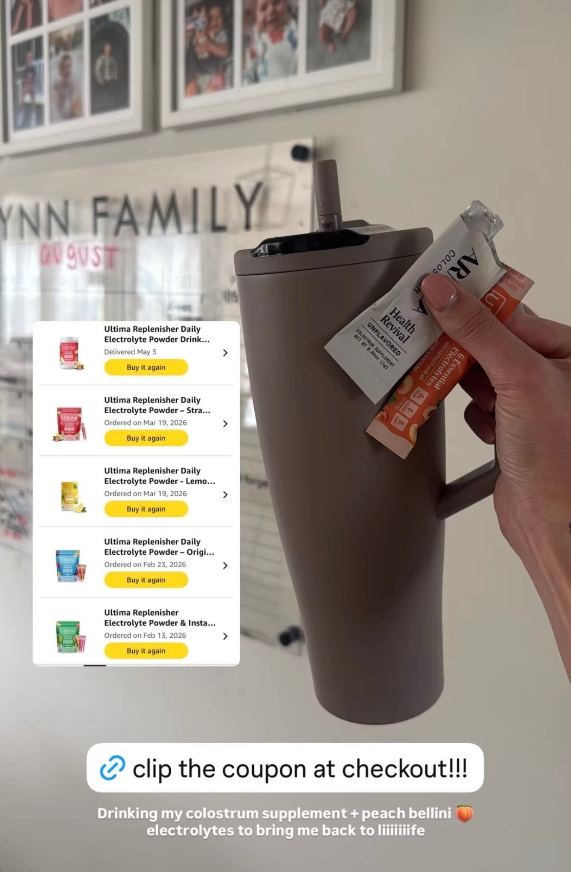 Clip the coupon at checkout for a discount on my fav electrolyte powder!

#LTKfitnessgoals #LTKmorningroutine #LTKselfcare
