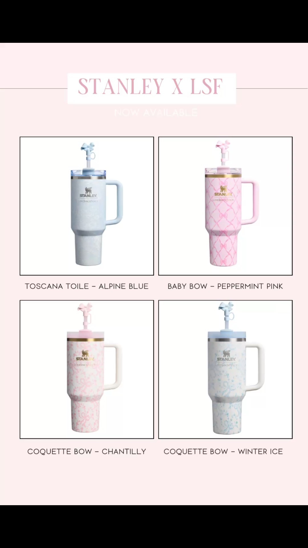 The next Stanley X LoveShackFancy collab is here😍😍.
These make the best Christmas presents!!

#LTKFamily #LTKmomlife #LTKHome