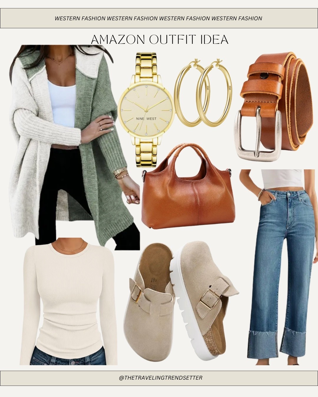 Amazon fall fashion idea, teacher outfit, casual, cozy outfit idea, cardigan, clogs, jeans, look for less leather bag

#LTKFindsUnder100 #LTKStyleTip #LTKFindsUnder50
