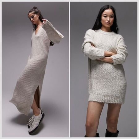 Ordered these under $100 sweater dresses 🩷 Ordered size XS in both!

Sweater dresses, topshop dresses, Nordstrom 

#LTKsalealert #LTKSeasonal #LTKstyletip