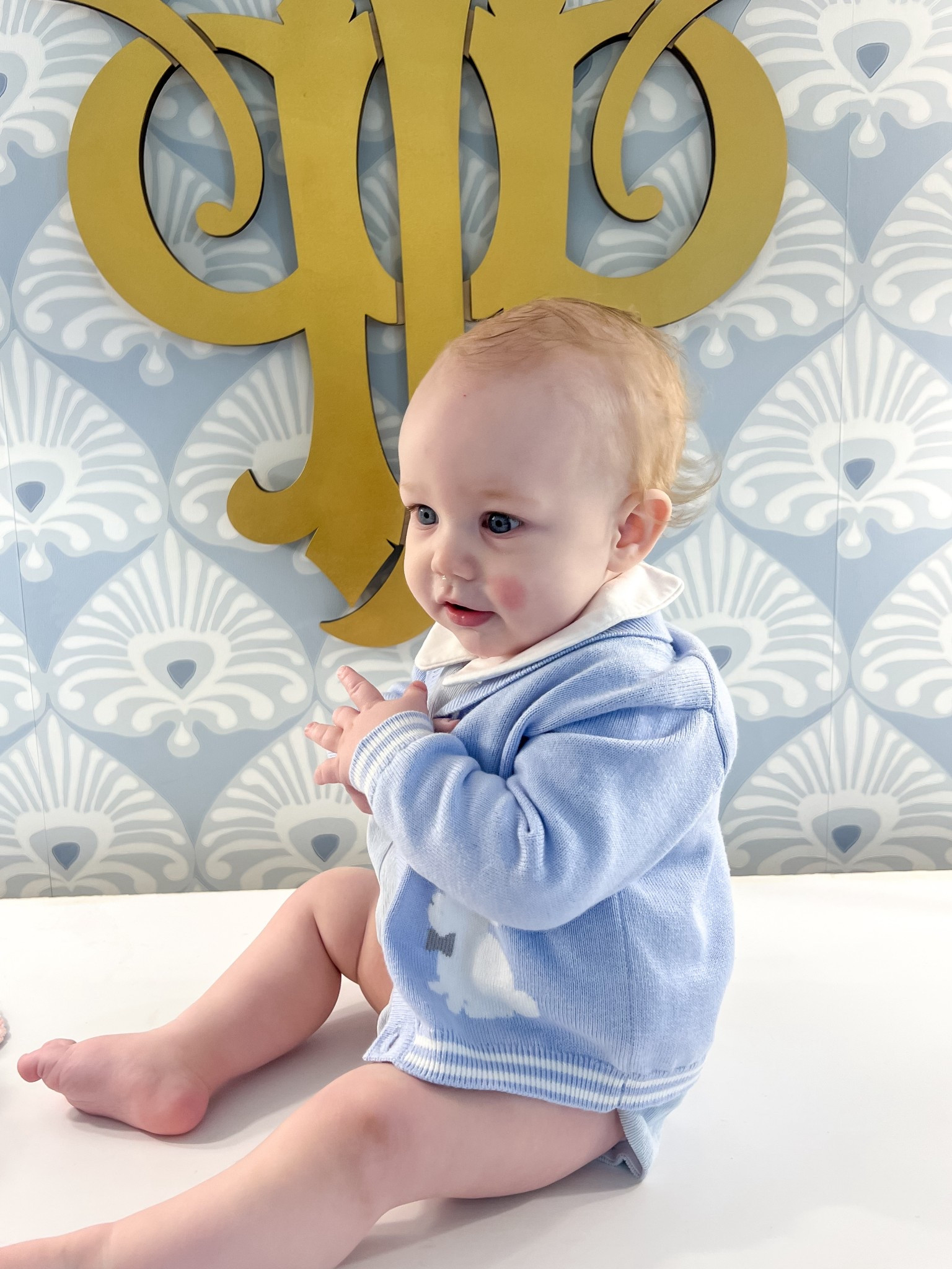 Nothing like trying to get an outfit pic of a moving baby! But the outfit is worth posting anyways! Still on our Easter Bunny theme for the week! 

#LTKSeasonal #LTKStyleTip #LTKBaby