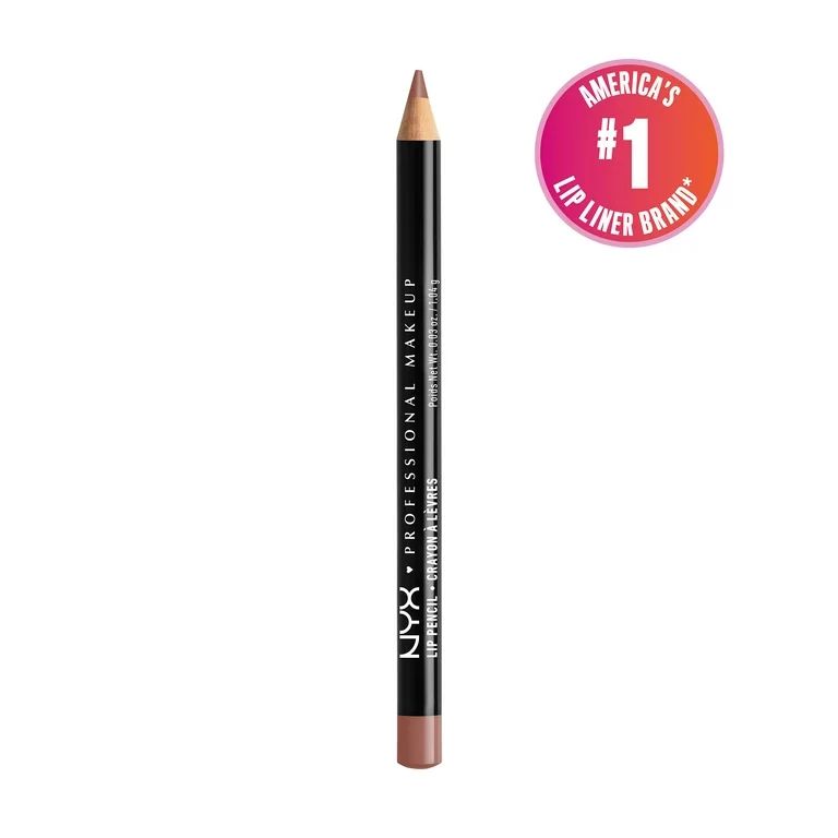 NYX Professional Makeup Slim Lip Pencil, Long-Lasting Creamy Lip Liner, Mauve, 0.035 oz. | Walmart (US)