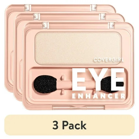 (3 pack) COVERGIRL Eye Enhancers 1-Kit Eyeshadow, 700 French Vanilla, 0.09 oz, Mono Shadows, Eyeshadow, Eyeshadow Makeup, Shimmer Eyeshadow, Versatile Eyeshadow, Silky Formula | Walmart (US)