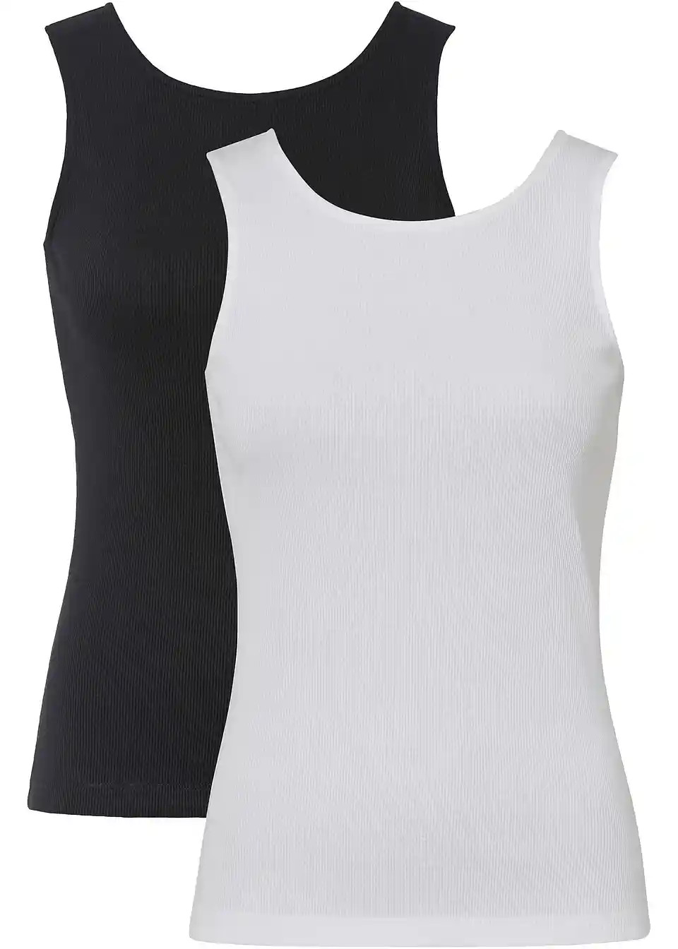 Ripp-Top aus reiner Bio-Baumwolle  (2er Pack) | Bonprix DE