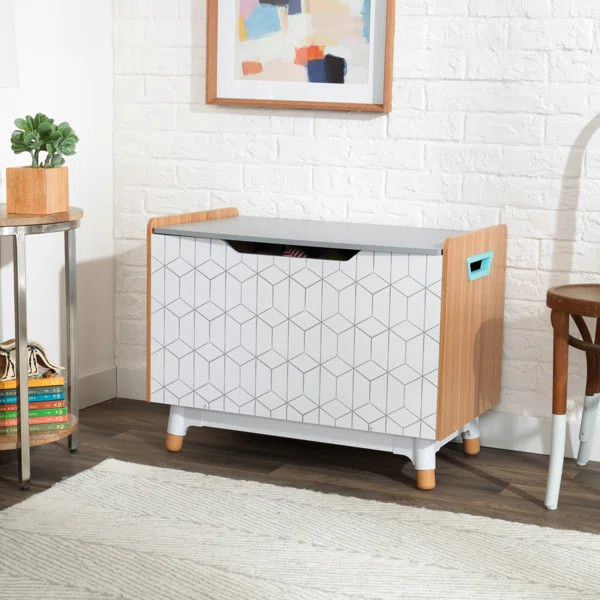 Mid-Century Toy Storage Bench | Wayfair North America