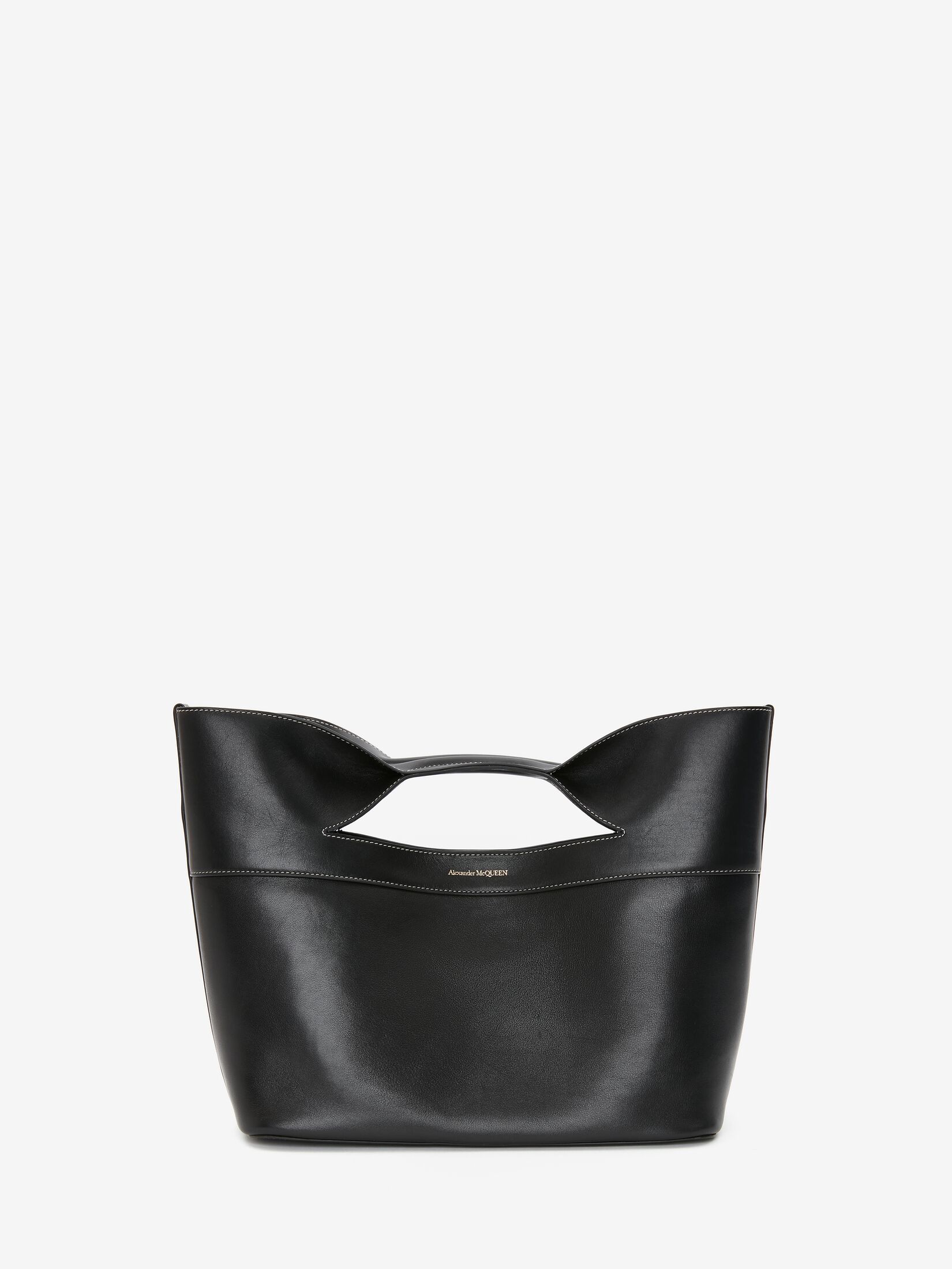 Women's The Bow Small in Black | Alexander McQueen