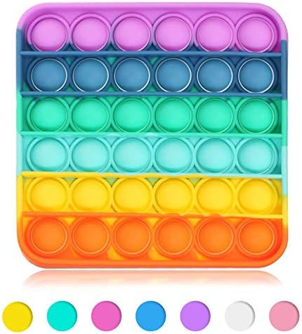 Push Pop Fidget It Toy, Silicone Pop Bubble Sensory Silicone Toy Simple Dimple, Autism Special Ne... | Amazon (US)