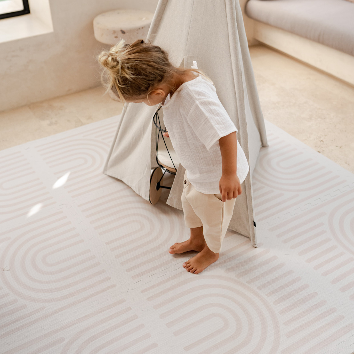 Prettier Puzzle Linear Collection Foam Playmat | Babylist