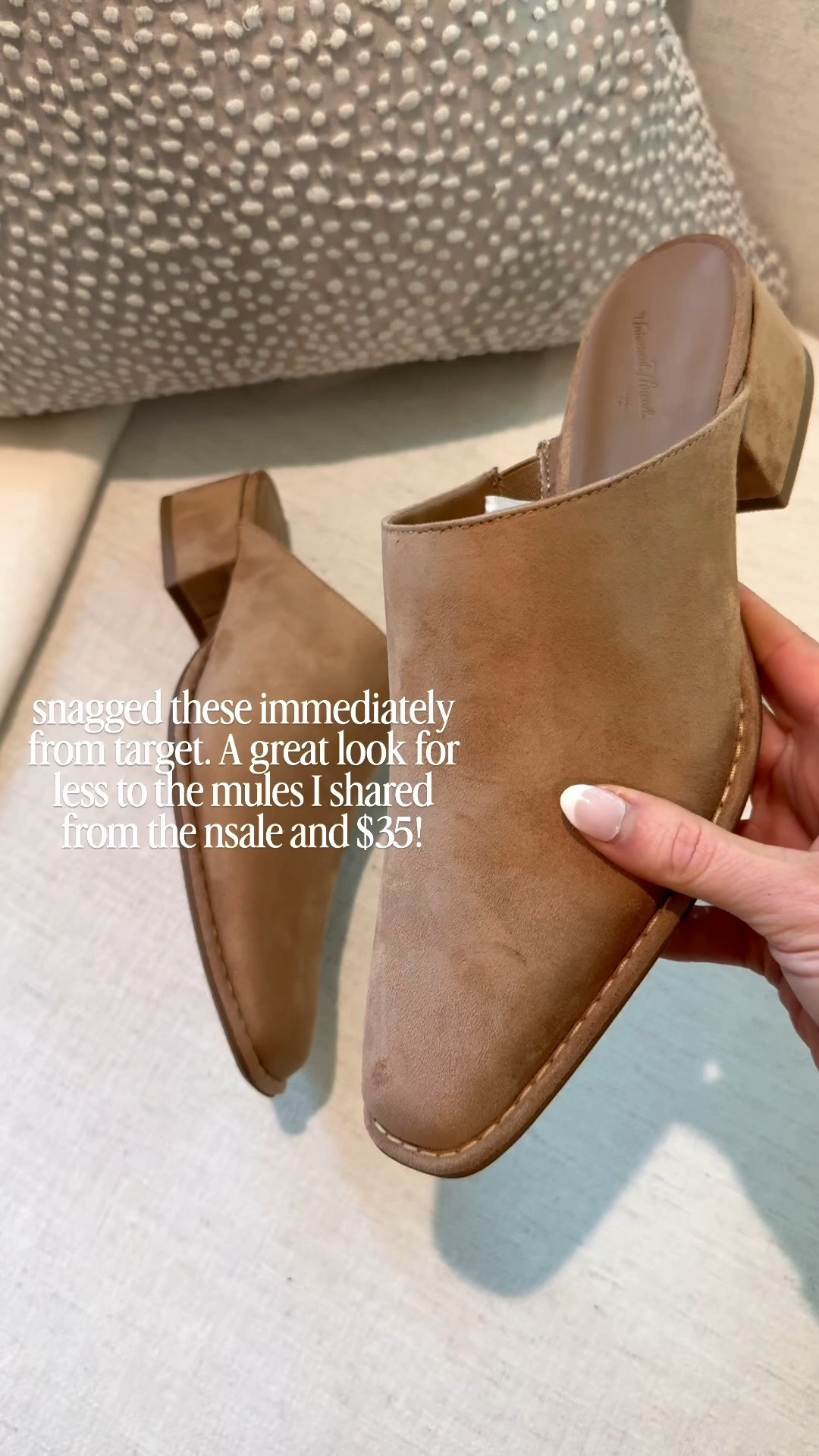 These $35 mules are a great look for less! Sharing other Target shoe finds I’m loving as well

#LTKSeasonal