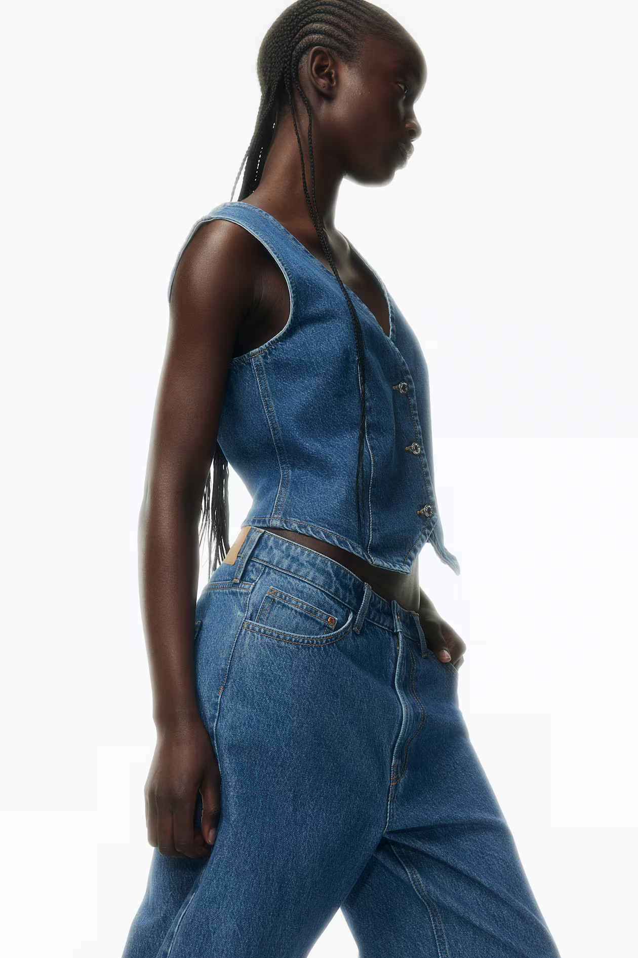 Denim waistcoat | H&M (UK, MY, IN, SG, PH, TW, HK)