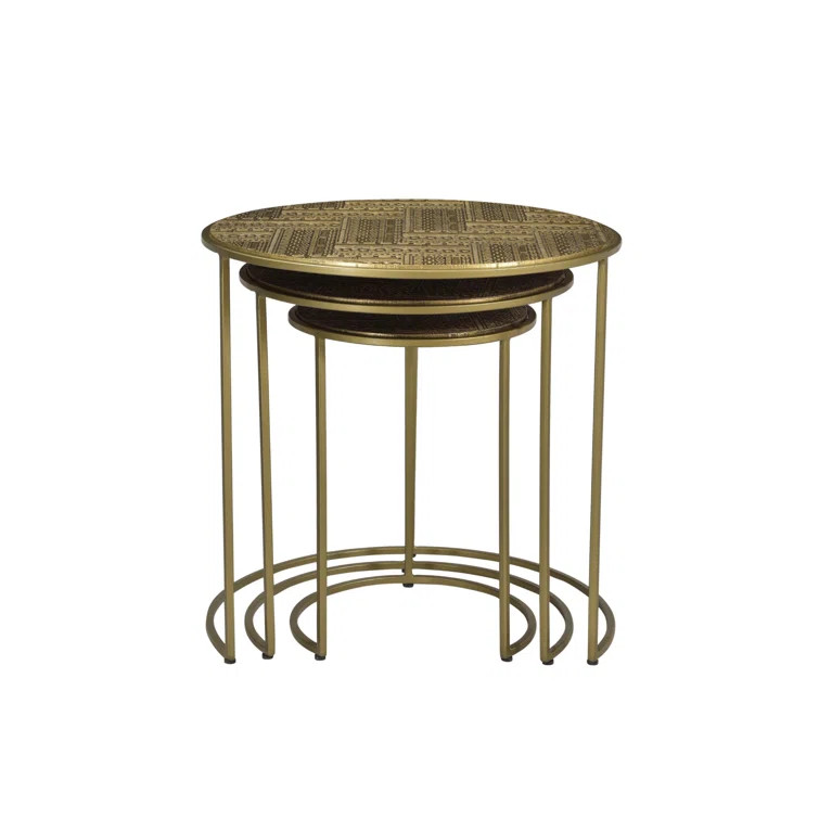 Ayako 19.5'' Tall Frame Nesting Tables | Wayfair North America