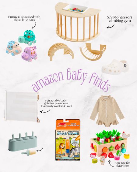 Amazon baby finds!! Playroom toys, baby swimsuit, baby gate, and more!

#LTKunder50 #LTKbaby