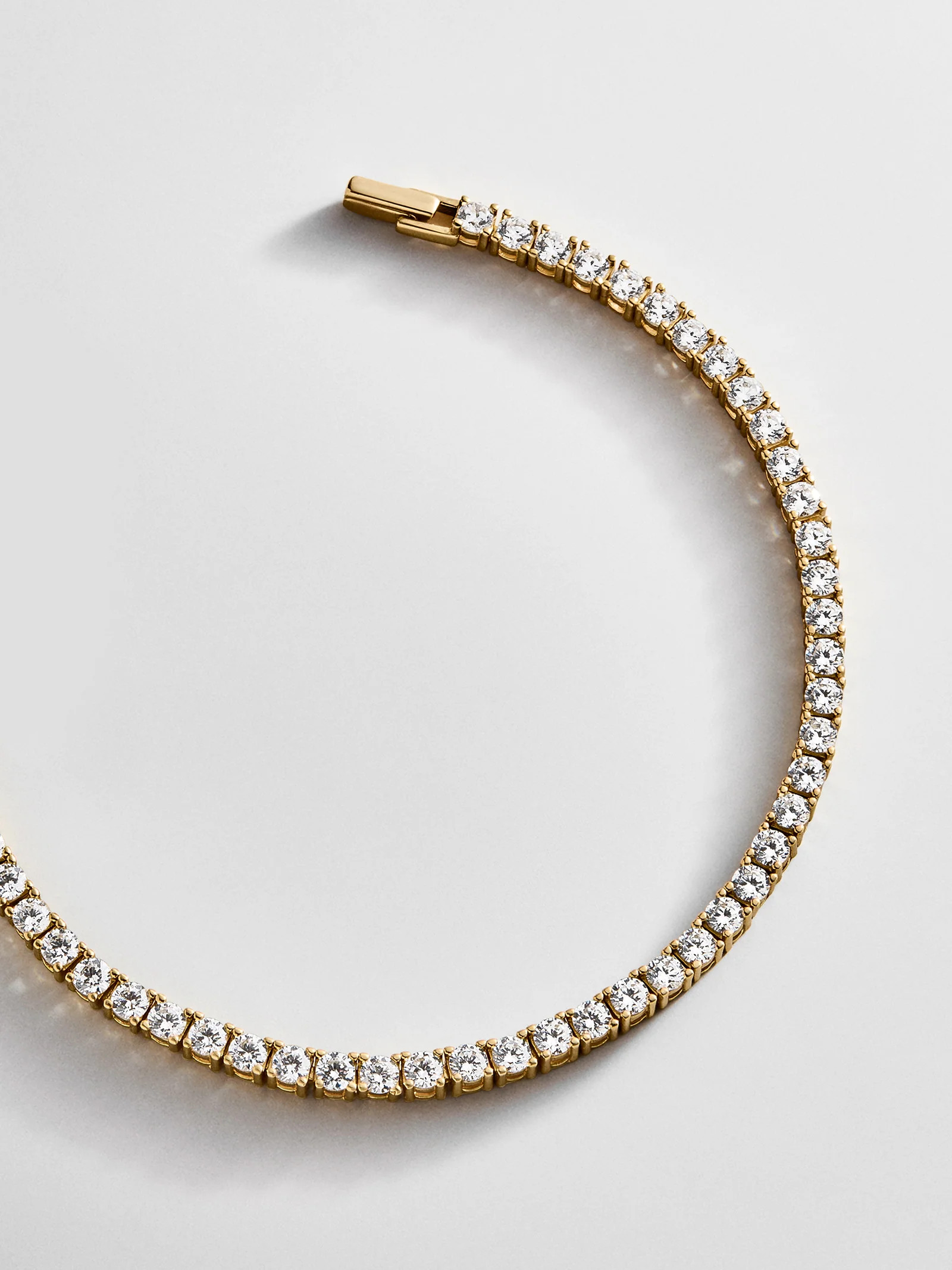 Billie 18K Gold Tennis Bracelet  - 18K Gold Plated Sterling Silver | BaubleBar