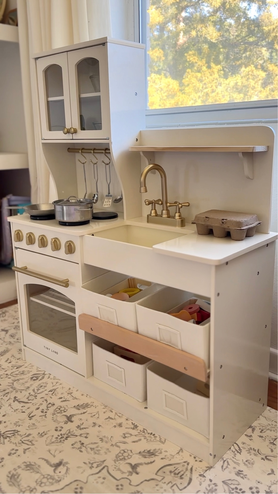 today we stocked my toddler’s new play kitchen 👩‍🍳🤍 I love all the wooden play food sets, and the realistic toddler sized pots and pans for her neutral kitchen! Hoping to turn it into a functioning kitchen with running water soon! 

Toddler play kitchen, toy kitchen, toddler toys, wooden toys, neutral toys, sad beige toys 

#LTKfamily #LTKkids #LTKbaby