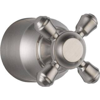 Delta Cassidy Hand Shower/Diverter Valve Metal Cross Handle in Stainless | The Home Depot