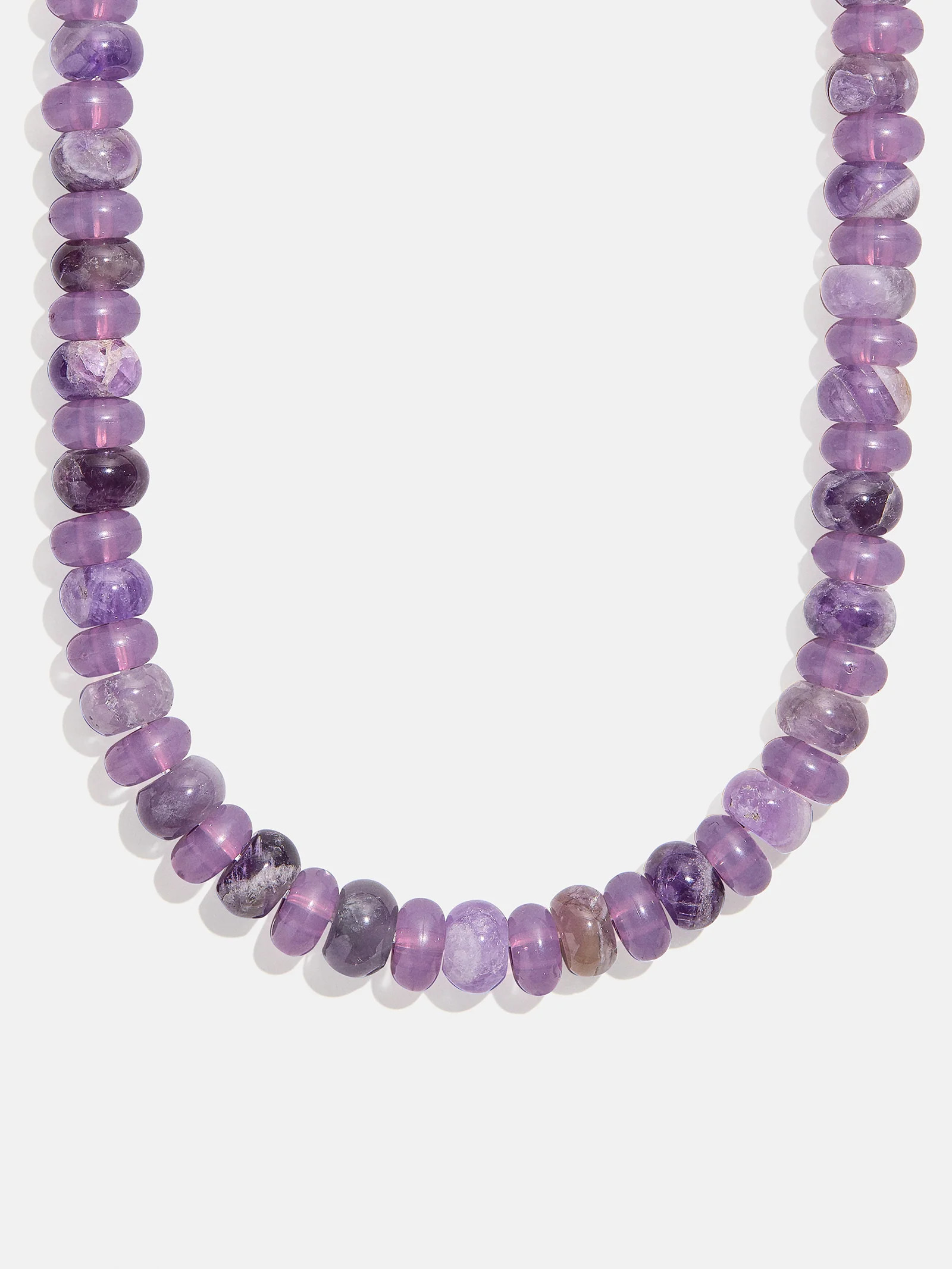 Joyce Semi-Precious Beaded Necklace - Light Amethyst | BaubleBar