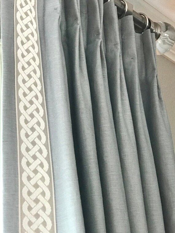 Designer TRIM for your Drapes Linen Curtains With | Etsy | Etsy (US)