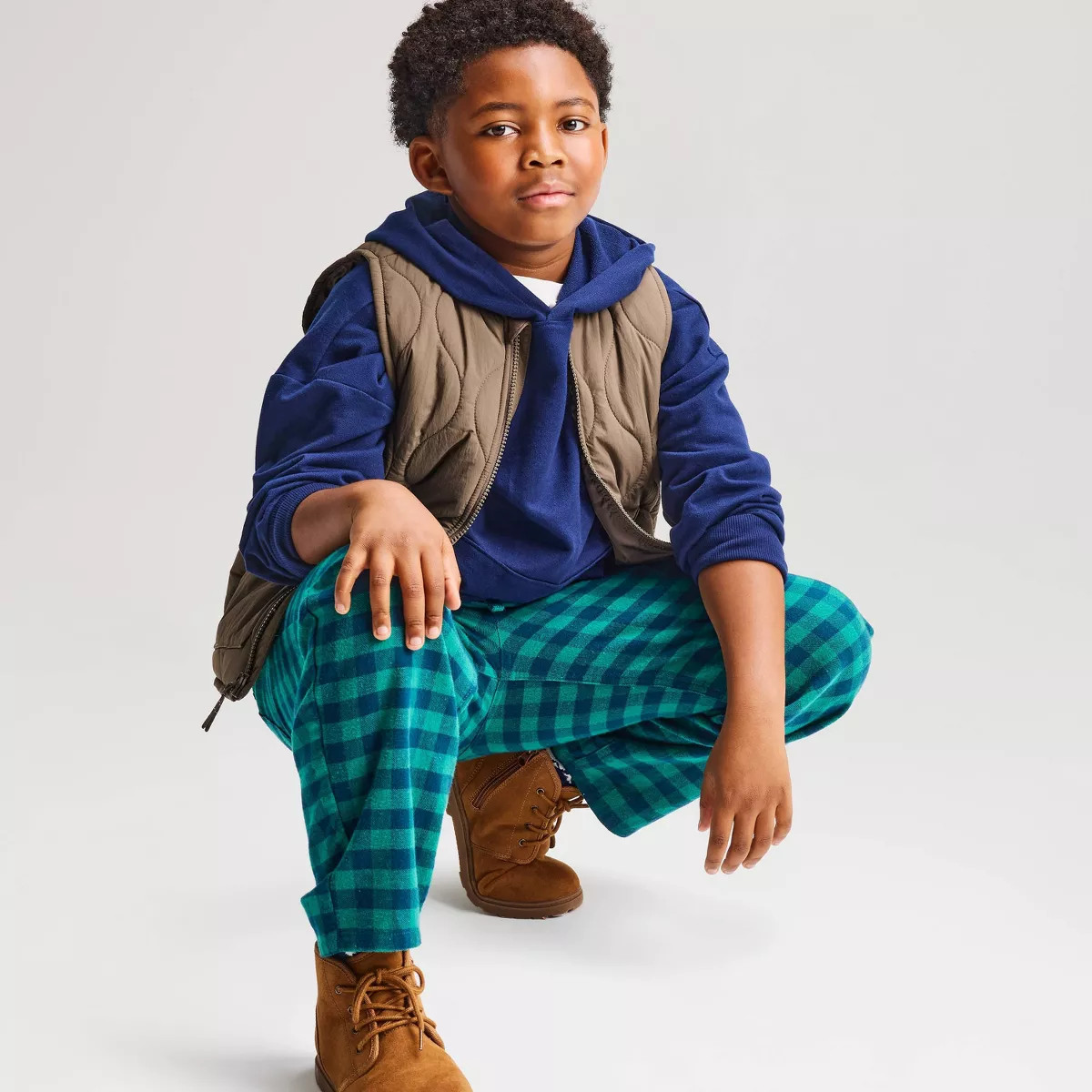 Boys' Quilted Vest - Cat & Jack™ Bright Green M | Target