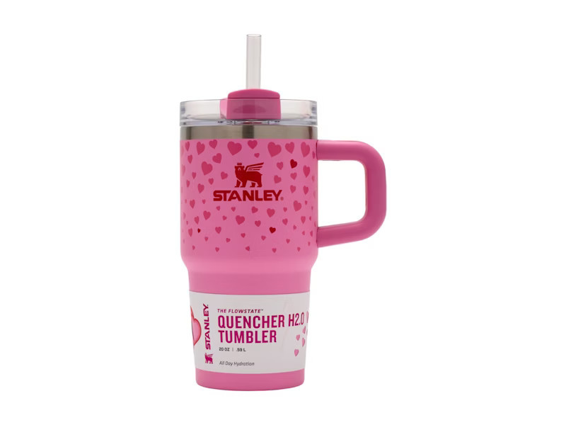 Stanley x Target Exclusive Valentines Day Flowstate Quencher 20oz Tumbler in Sweet Hearts | StockX