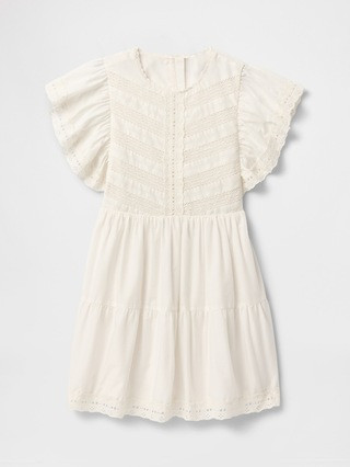 Kids Lace Tiered Ruffle Dress | Gap (US)