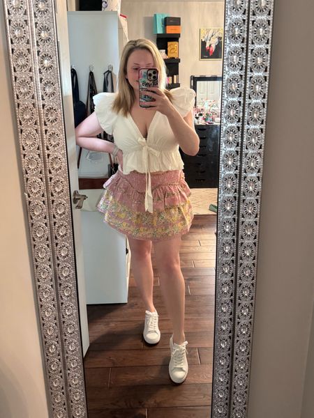 Sharing my outfits for our trip to Italy!
Love this LoveShackFancy skirt, free people top and Tory Burch white sneakers!

Perfect for summer and vacation!

#summer #summerdress #vacation #vacationdress #summerstyle #toryburch #travel #travelstyle #italy #whitesneakers #loveshackfancy #loveshack #girlystyle #miniskirt #ruffledskirt 


#LTKStyleTip #LTKTravel #LTKSeasonal