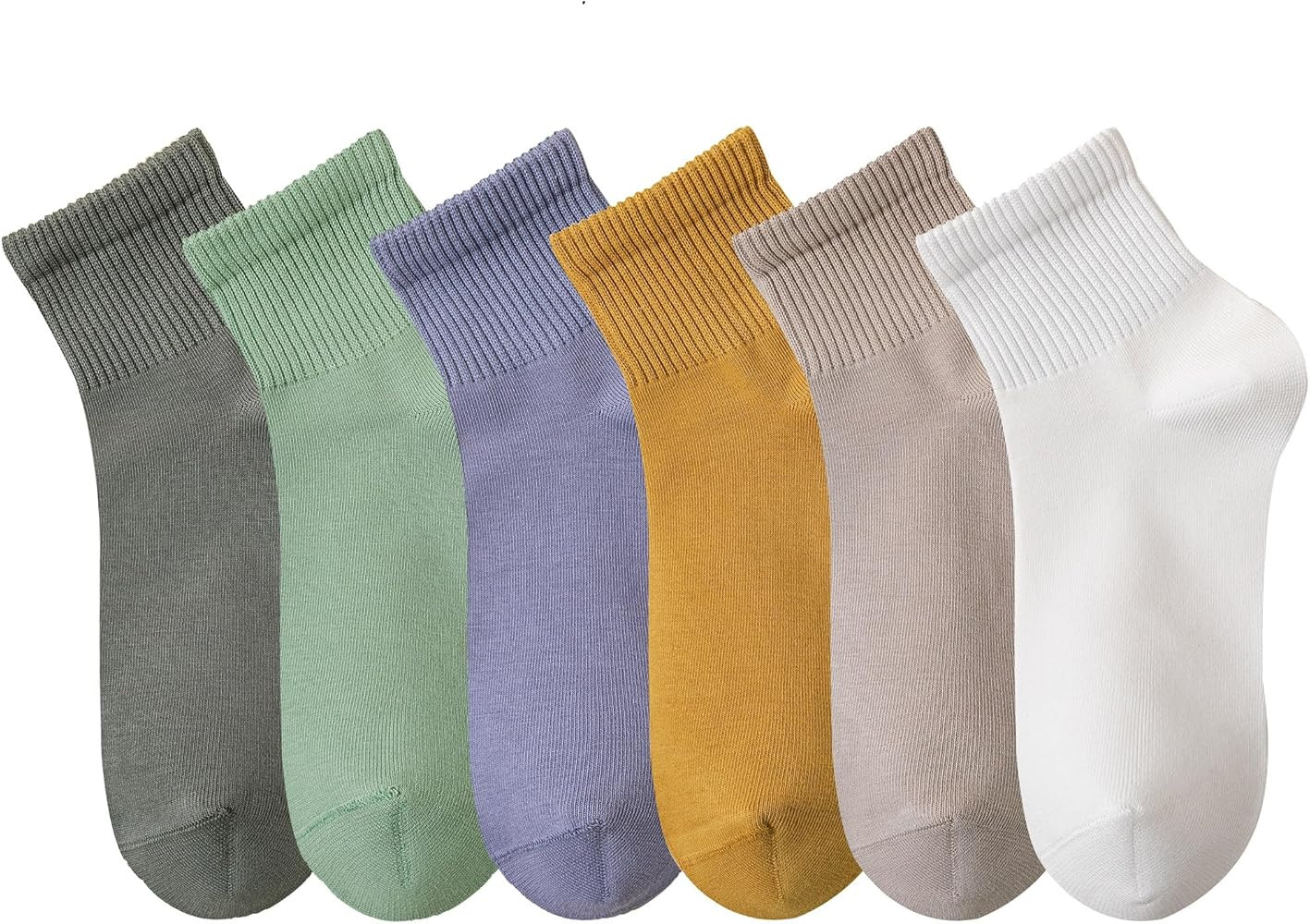MAGIARTE Womens Mini Crew Ankle Socks Pure Cotton Athletic Casual Socks for Women | Amazon (US)