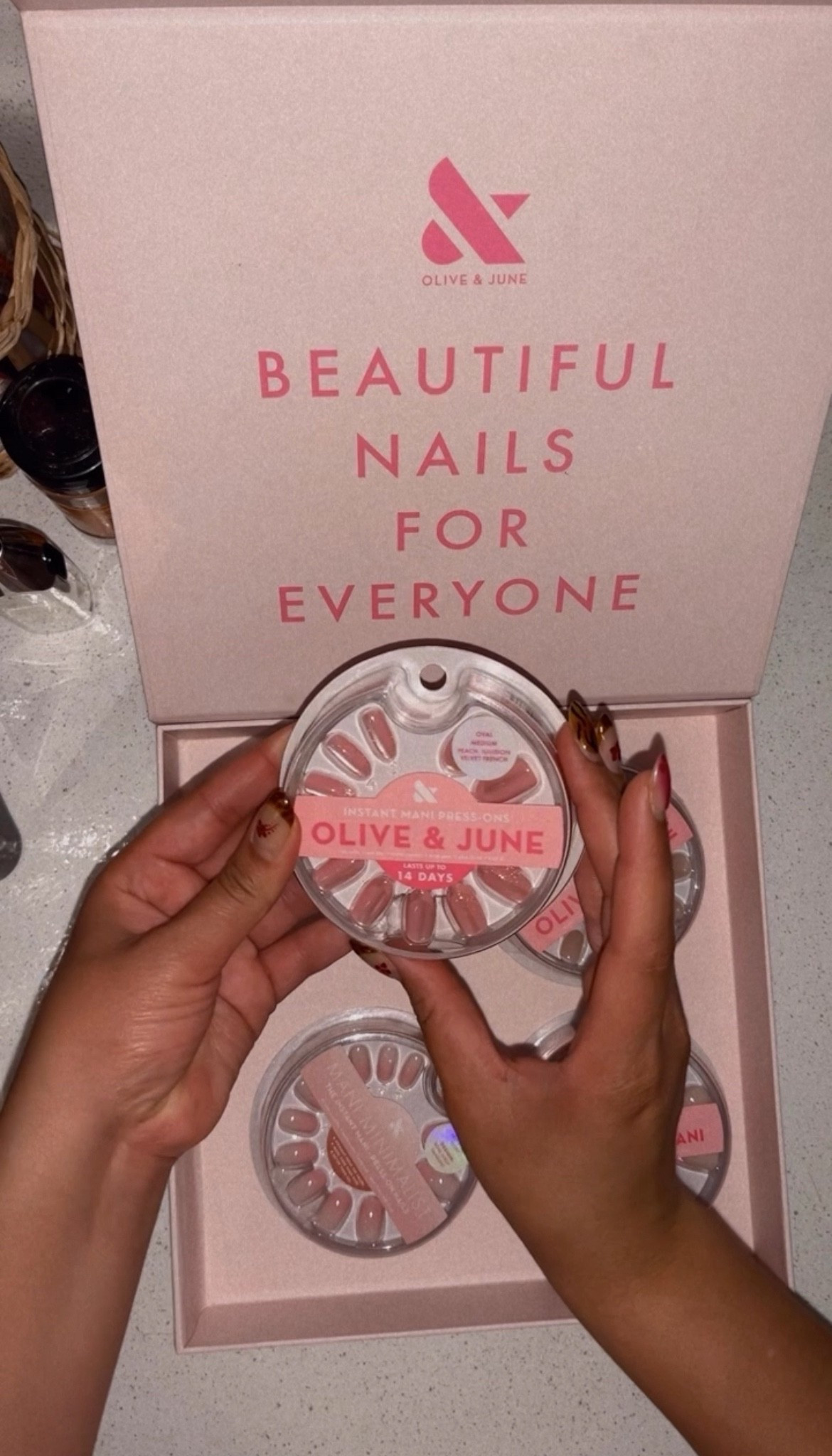 Olive & June press on nails now available on Amazon 🌸🤍

#LTKStyleTip #LTKBeauty #LTKU
