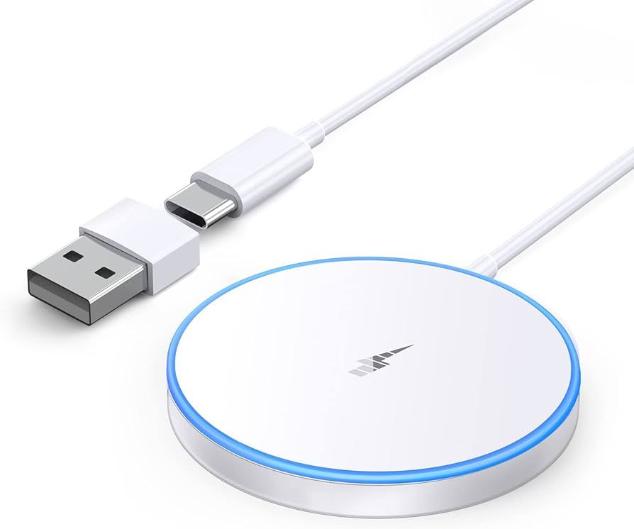 Magnetic Wireless Charger Fast Apple Mag-Safe Charger for iPhone 15 Pro Max/15 Pro/15/15 Plus/14/... | Amazon (US)