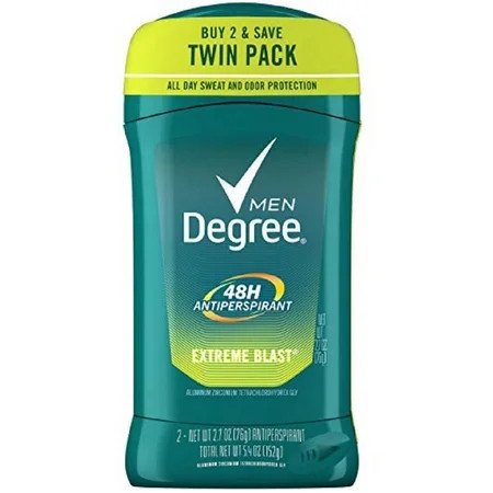 Degree Men Antiperspirant Deodorant Extreme Blast Twin Pack 2.7 oz (Pack of 3) | Walmart (US)