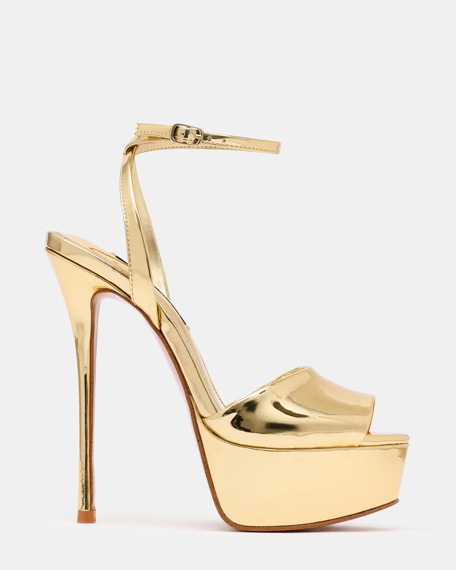 Steve Madden Women's Jezzica Platform Heels - Gold - Size 11 - Leather | Steve Madden (US)