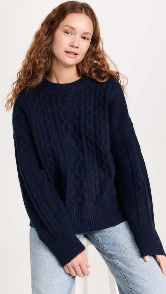 Favorite Daughter The Oversized Cable Sweater | Shopbop | Shopbop