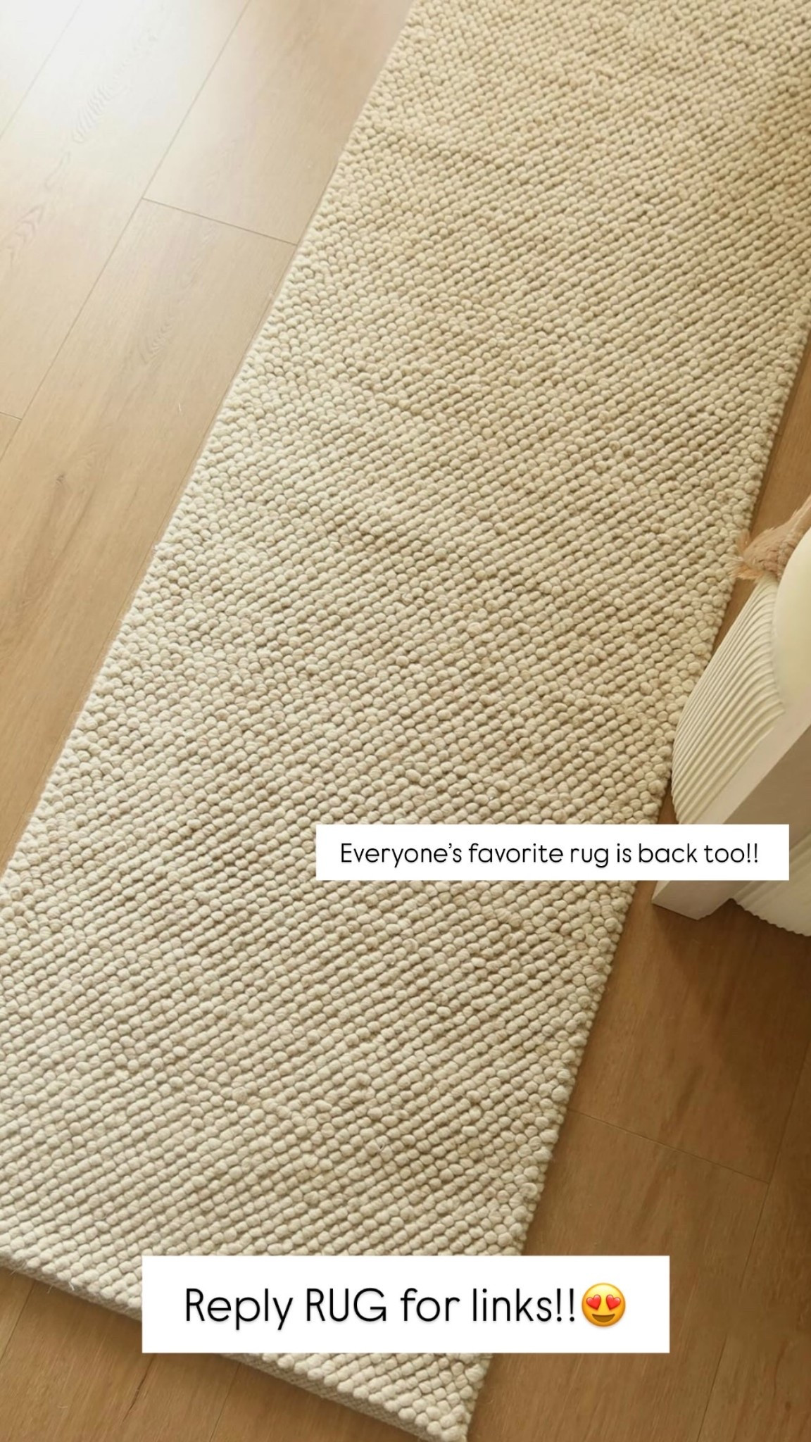 Everyone’s favorite rug is back too!! Reply RUG for links!!😍