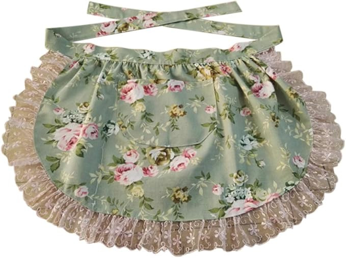 CRB Fashion Waist Pocket Half Bistro Kitchen Cooking Apron Fits Size XS to Large | Amazon (US)