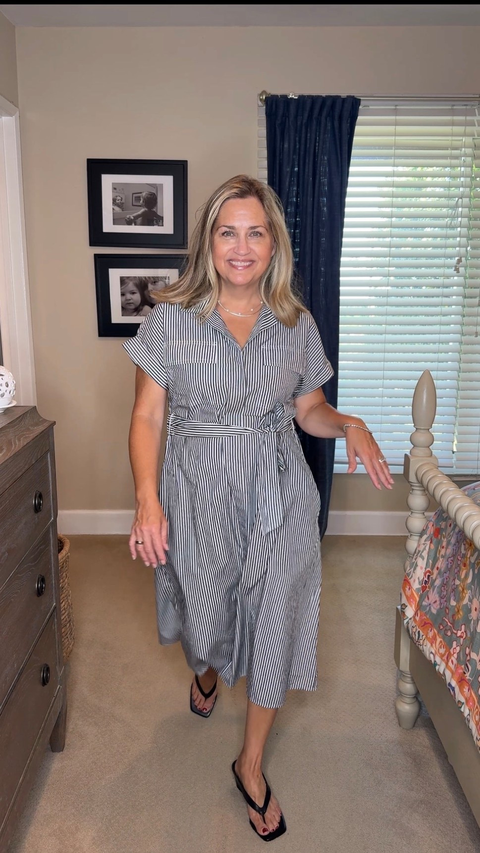 This cotton popping dress is so beautiful. It looks way more high-end than it is. It’s still fully stocked and 40% off.  Can easily be styled and layered for fall transitional look. ￼

#LTKdayinmylife #LTKOver40 #LTKSaleAlert