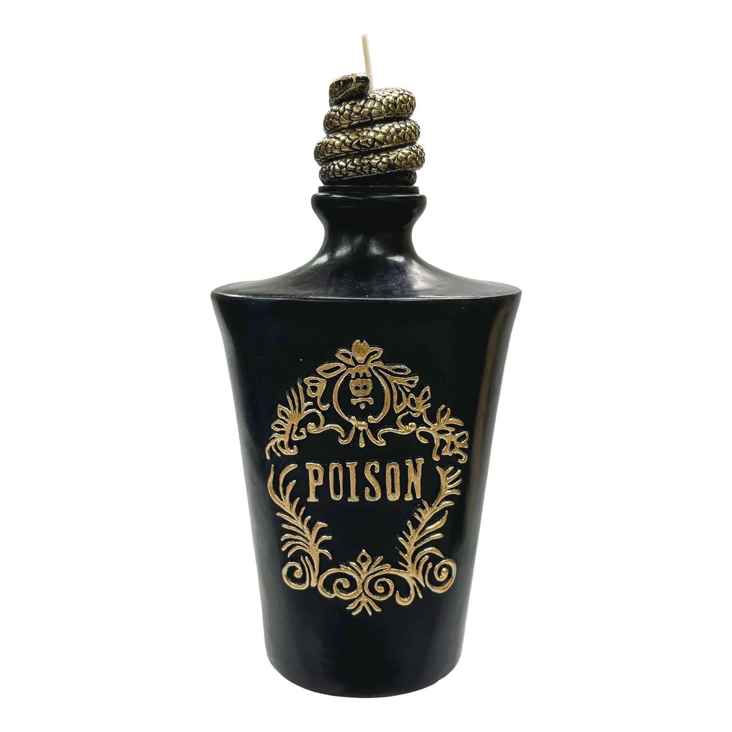 Mainstays Unscented Halloween Snake Potion Figural Candle, 7.1 inches, Black | Walmart (US)