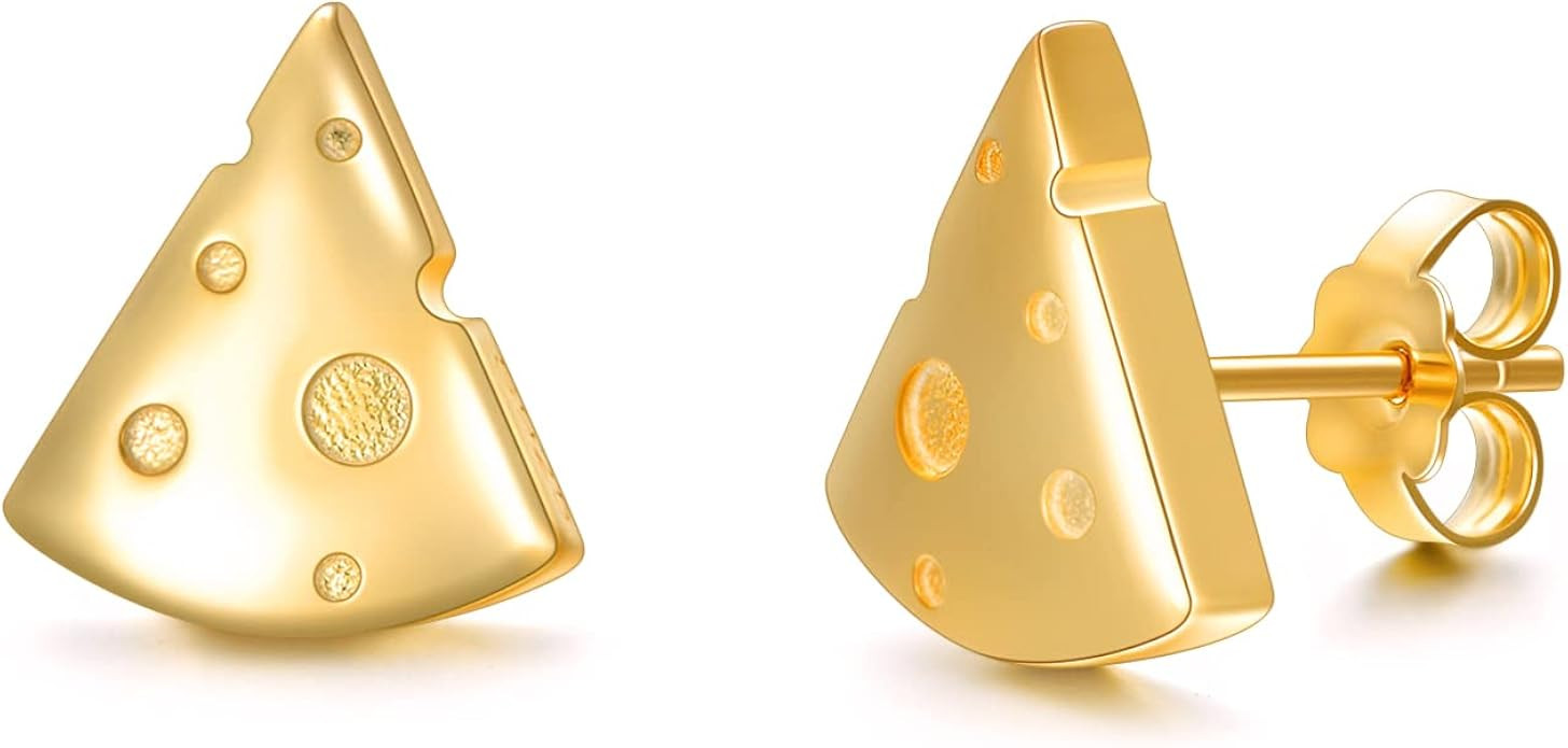 Cherry/Lemon//Watermelon/Pineapple/Strawberry/Mushroom/Cheese/Cupcake/Donut Earrings Sterling Sil... | Amazon (US)